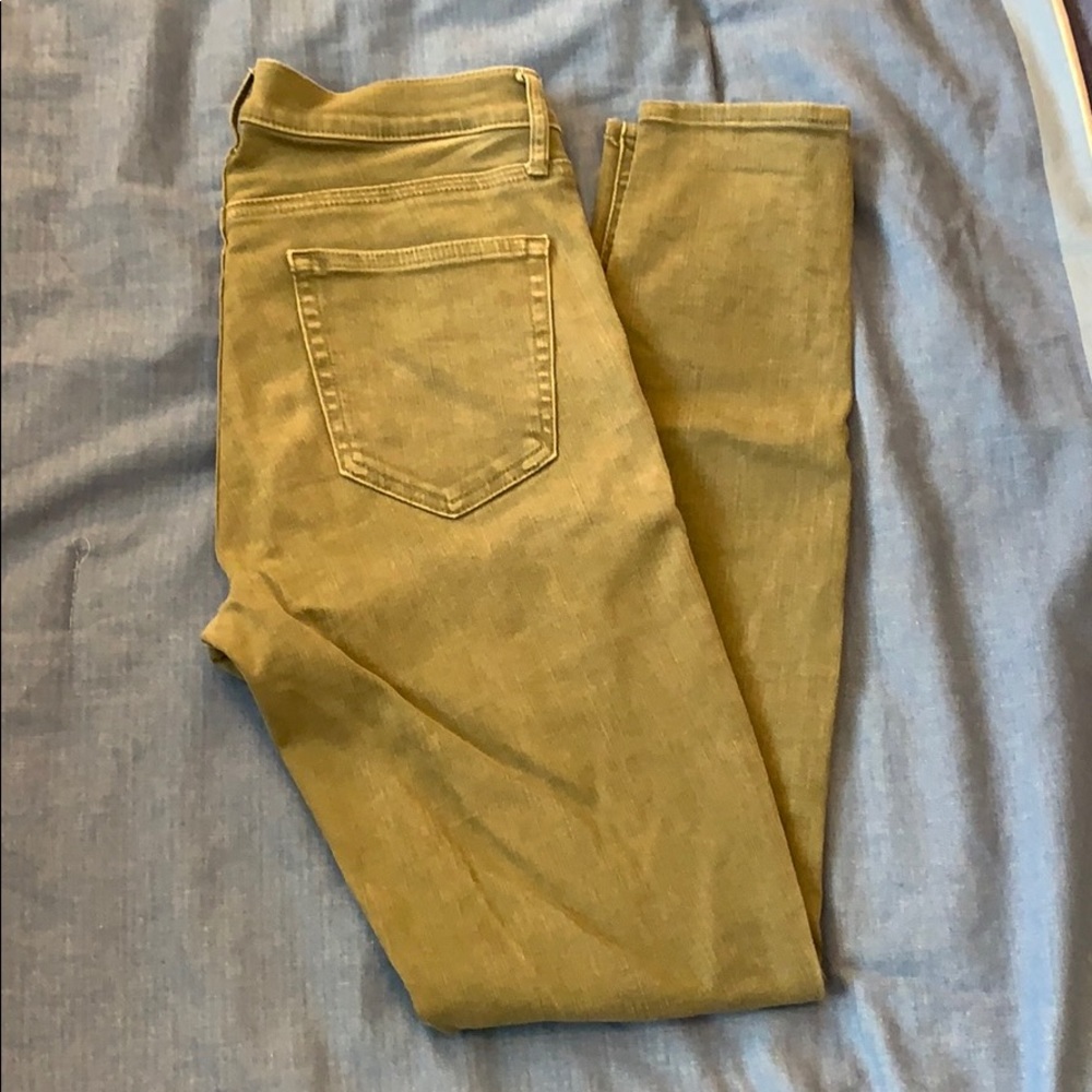 Gap, Forest Green 1969 Skinny Jeans